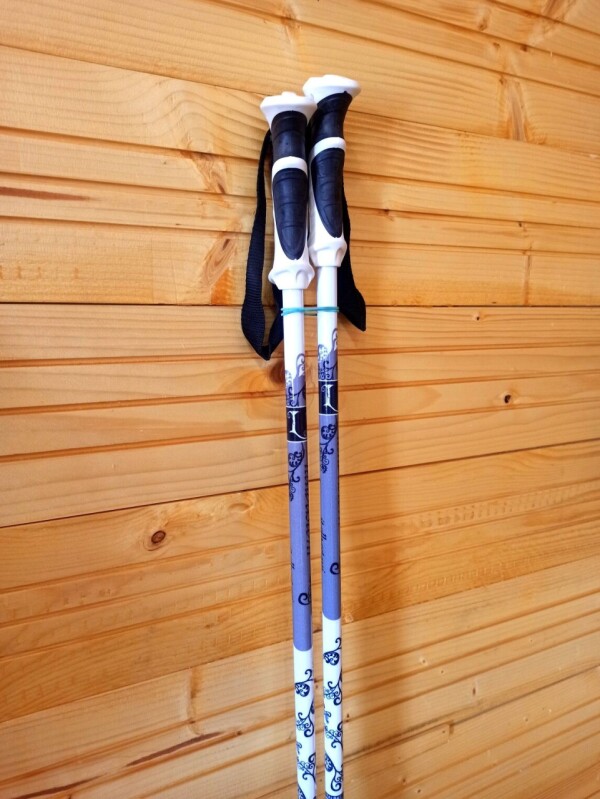 NOVÉ PALICE ITALBASTONI LADY SILVER-WHITE 120CM